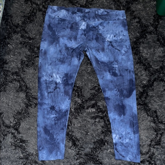 Time and Tru Pants - Time and Tru Blue Tie-Dye Leggings